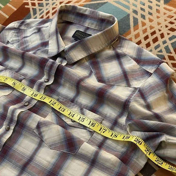 Pendleton Women’s Plaid Frontier Short Sleeve Pearl Snap - Picture 5 of 6